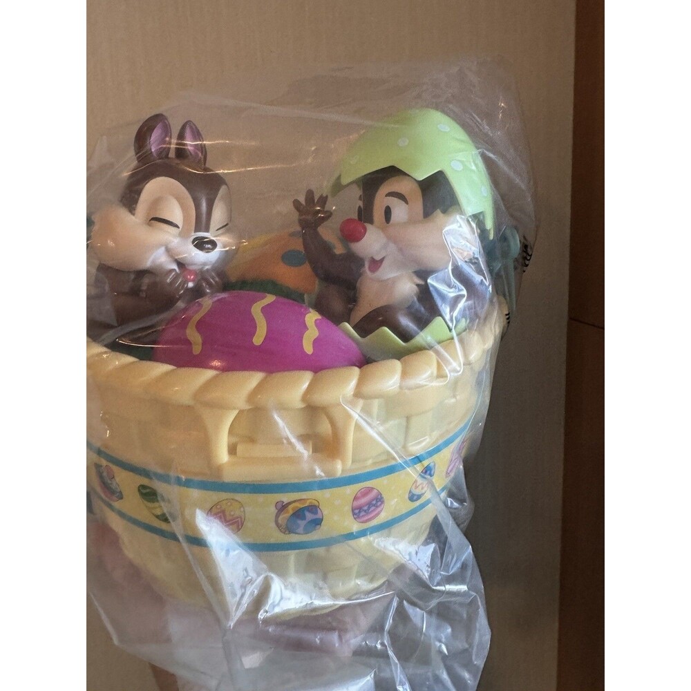 Disney Chip & Dale Popcorn Bucket Easter Basket Spring 2024 Disneyland RARE NEW